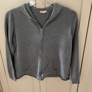 Hooded Front Zip Sweatshirt